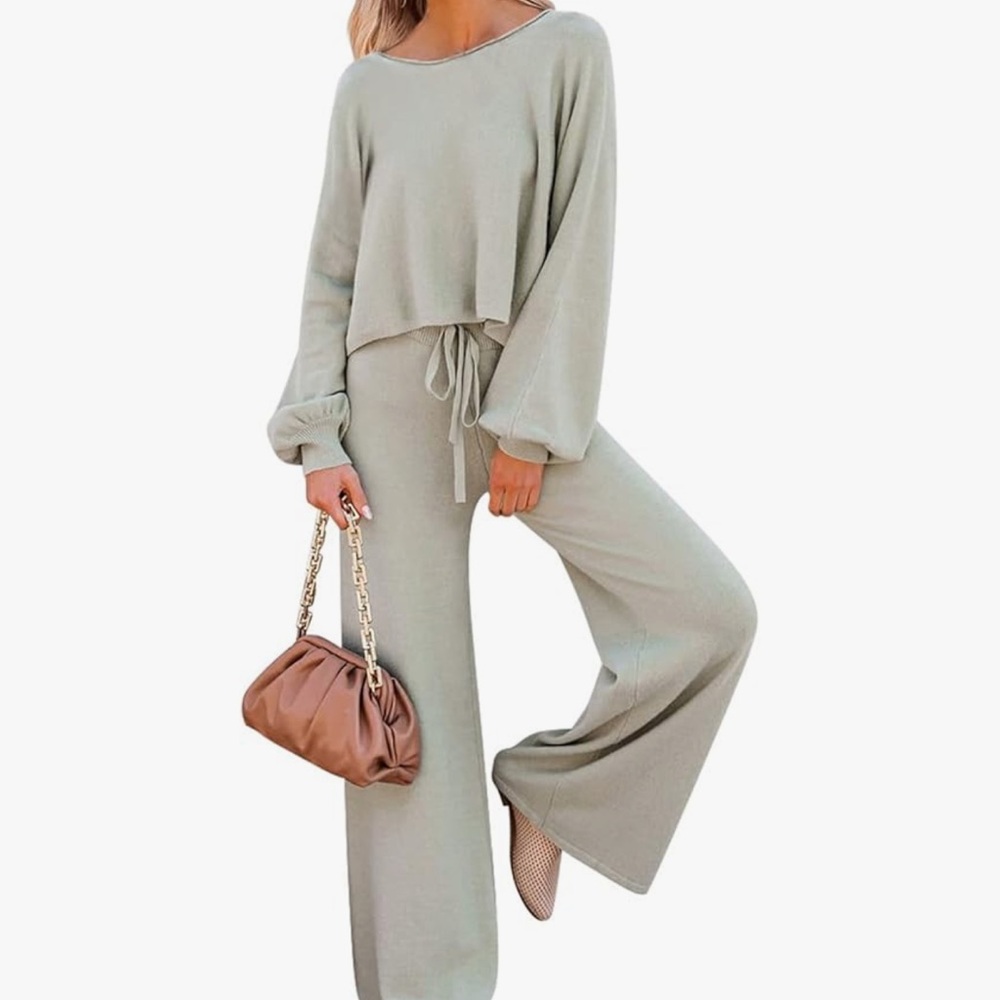 2 Piece Knit Lounge Set